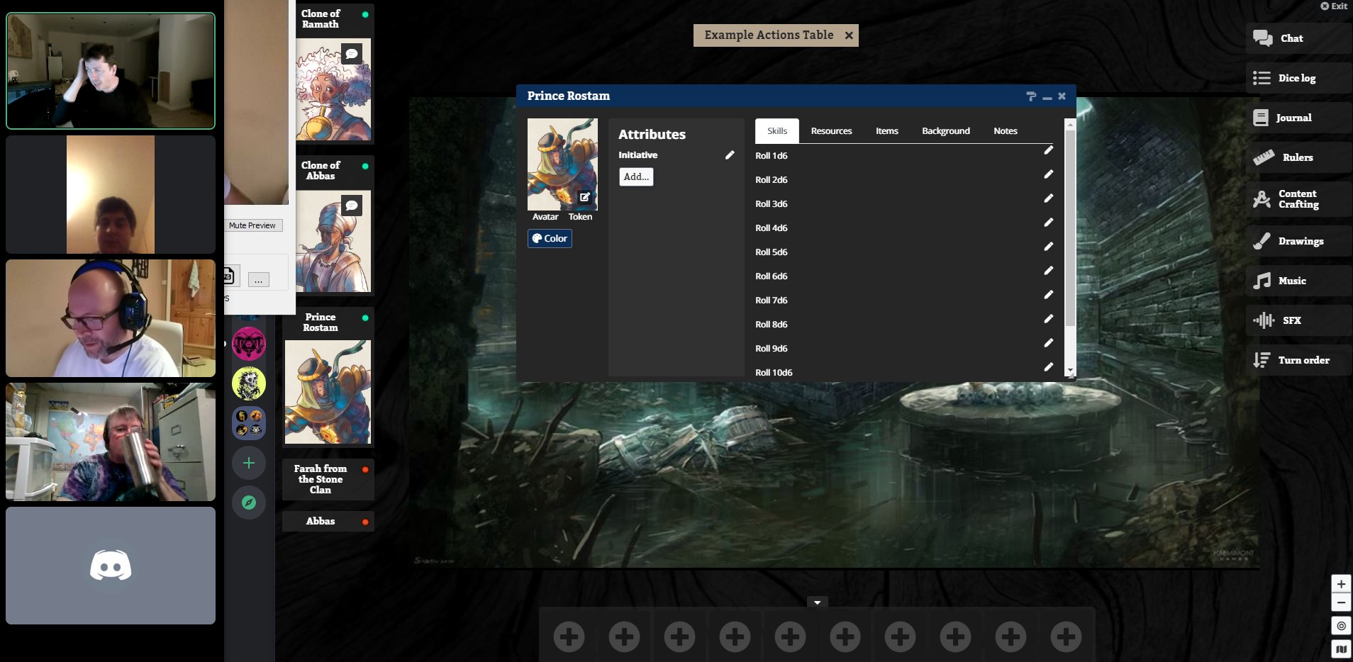 Scheherezade on Lets Role